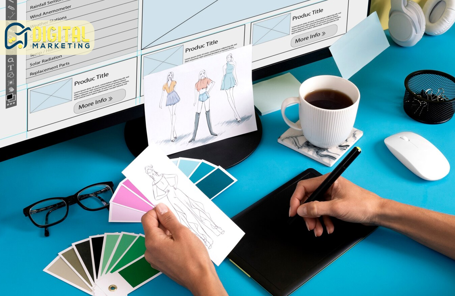 اهمیت گرافیک در فروش و تبلیغات کسب و کار